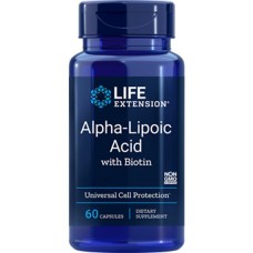 Life Extension Alpha Lipoic Acid with Biotin 250mg, 60 capsules